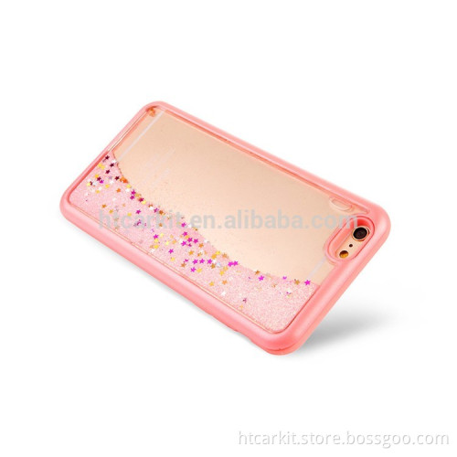 2016 New product liquid glitter phone case,glitter liquid phone case for iphone 6s